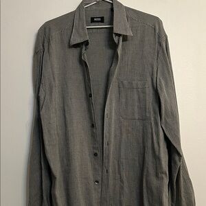 Hugo Boss Gray dress shirt size L